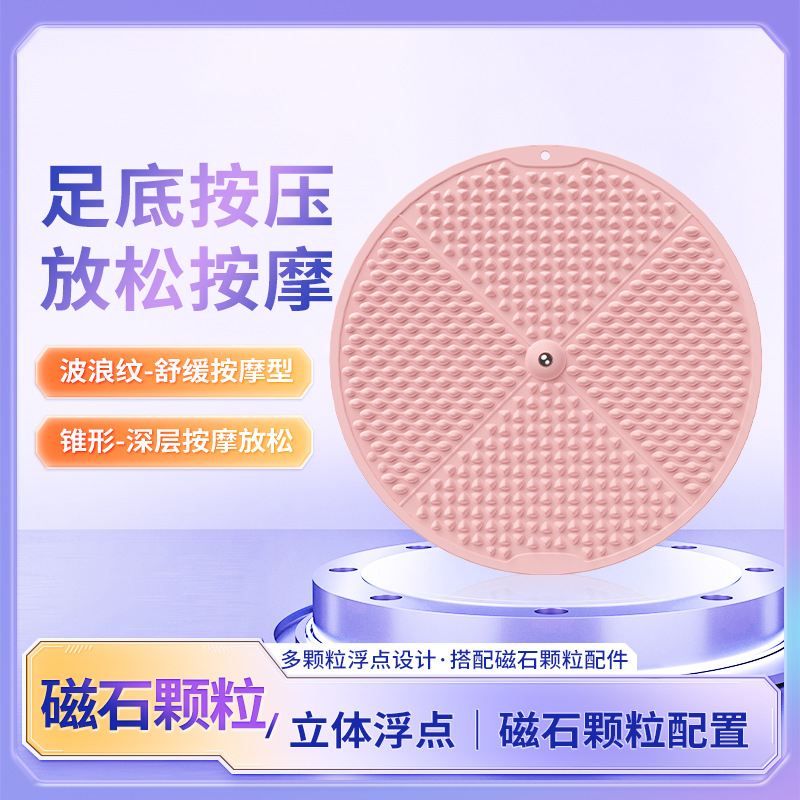 Round Textured Foot Mat